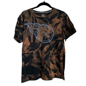 Tennessee Titans T-Shirt Acid Wash Shirt Medium Sports Team Tee  MEASUREMENTS: T
